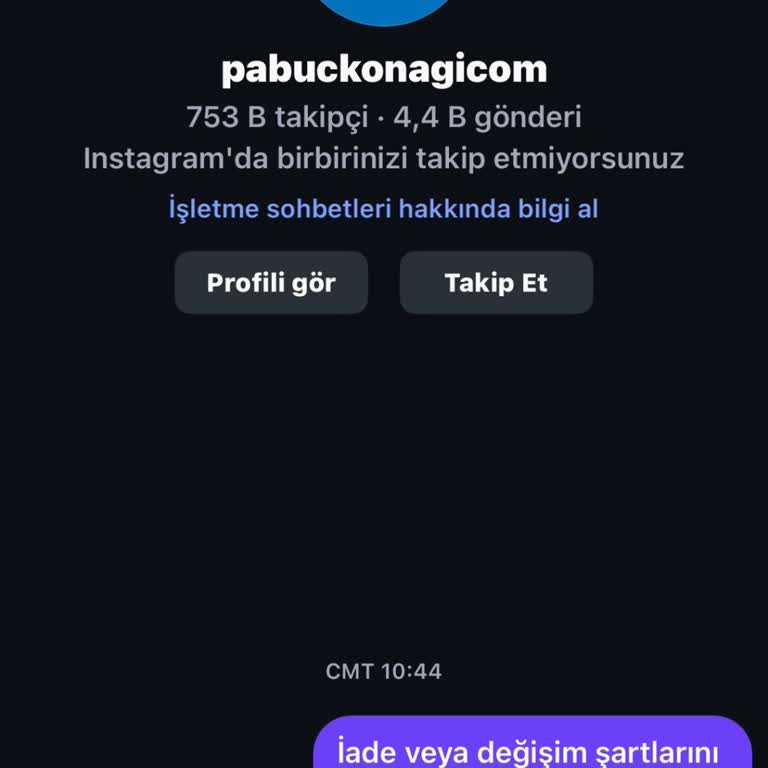 Küçük Ayakkabı Ve Kısa Bağcık Cevapsız Değişim Talebi