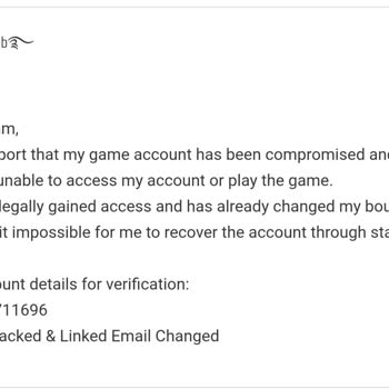 I Request Garena to Ban My Hacked Free Fire Account for Security