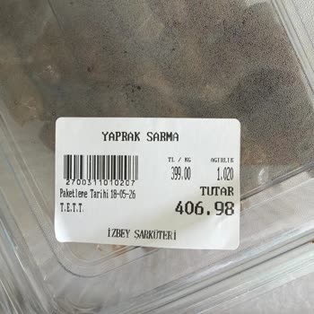 Sarma Üzerinde Tarih Yok, Ailede Zehirlenme Ve İade Talebi