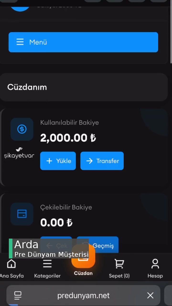 Pre Dünyam Kullanılabilir Bakiyenin Çekilebilir Bakiyeye Çevrilmesi videonun kapak resmi