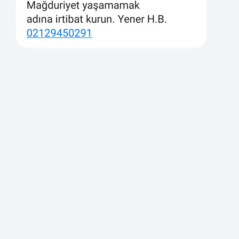 Sahte Hukuk Bürosu SMS’leriyle Kişisel Bilgilerimin İzinsiz Kullanılması