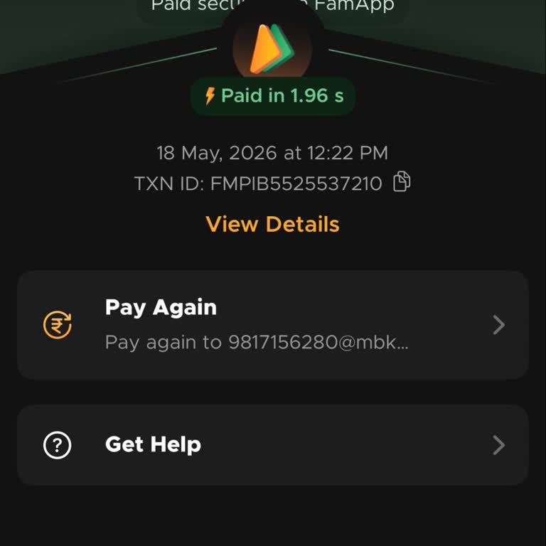 My ₹550 Parimatch Deposit Through Fampay UPI Is Still Pending