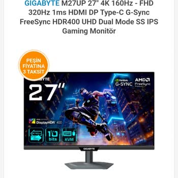 Gigabyte Arızalı Monitör Değişim İsteğim Bot Cevaplarla Engellendi, Tam İade Talebi