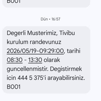 Randevu Verilen İnternet Nakil İşlemlerinin Gelmemesi Ve Bildirim Eksikliği
