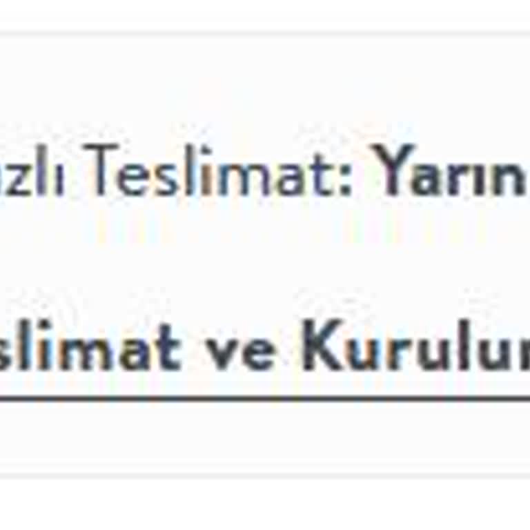 Acil Siparişimin Yarın Kargoda Sözünün Tutulmaması Ve Gecikmesi