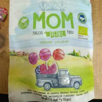 Organik Lollipop Paketi İçinde Yeniden Kullanılmış Şekerleme Tespiti