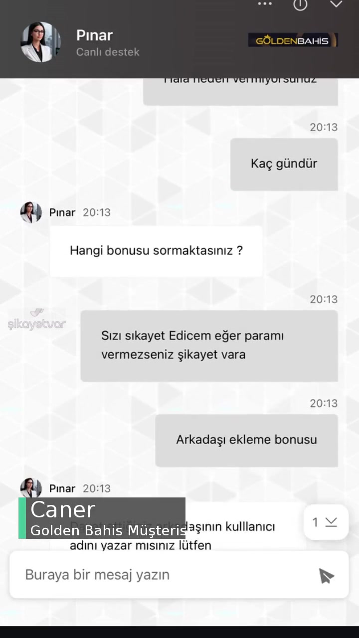 Golden Bahis Parayı Vermedi videonun kapak resmi