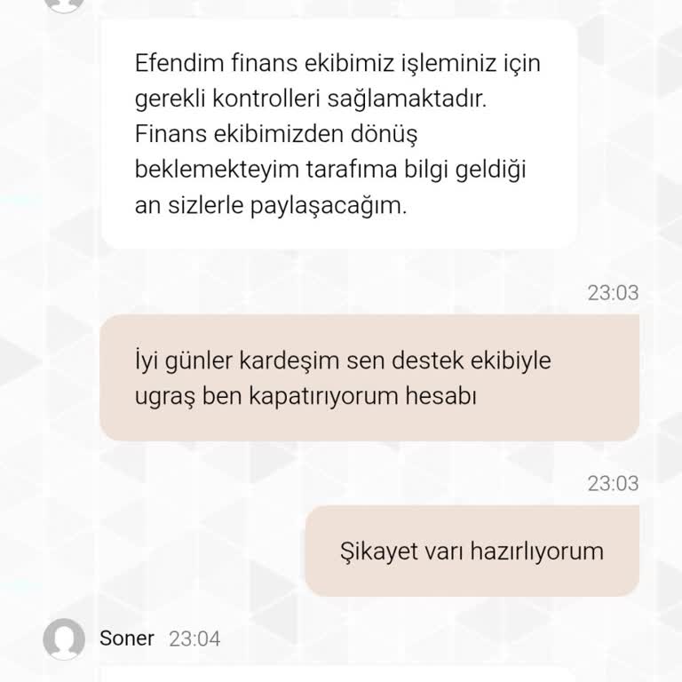 EFT İle Yatırdığım 4000 TL Hesabımda Görünmüyor Ve İade İle Üyelik Kapatma Talebi