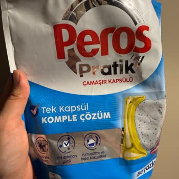 Peros Kapsül Deterjanı Çözünmedi Ve Çamaşırları Yapışkan Bıraktı