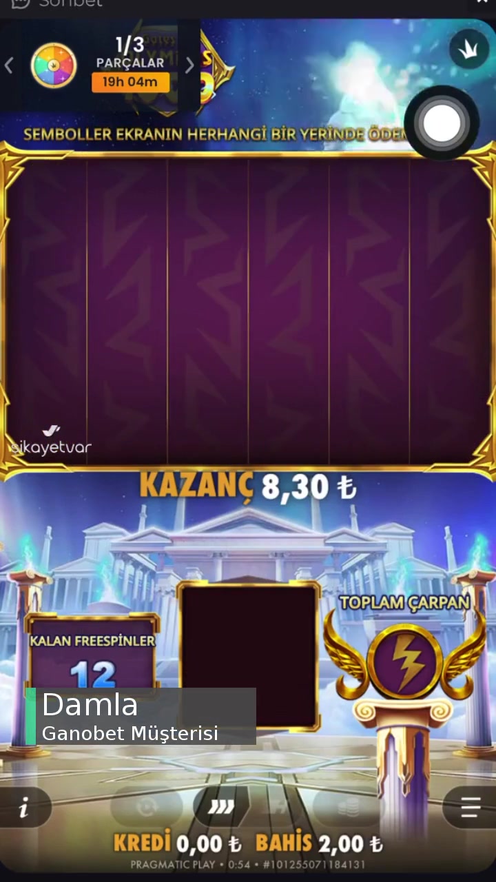 Ganobet Pragmatic Play Hiçbir Ödeme Yapmayan Slotlar videonun kapak resmi