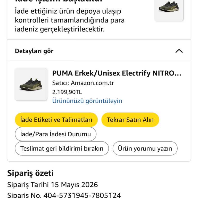 Hatalı İade Kodu Yüzünden İade Sürecim Askıya Alındı