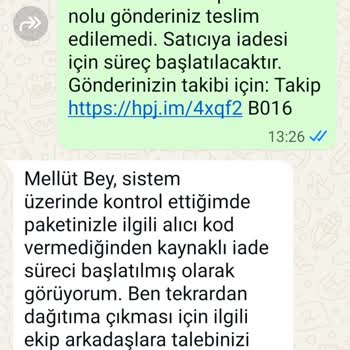 Hepsijet Kargo Bilgilendirme Yapmadan Paketi İade Etmesi Mağduriyet Yaratıyor