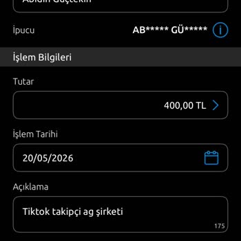 Instagram DM’den Satın Alınan TikTok Takipçi Hizmetine Ücret İadesi Talebi