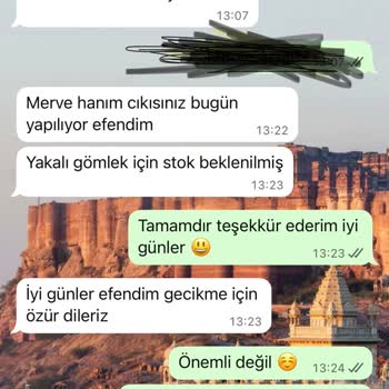 Ödenen Gömlek Siparişim Kargoya Verilmedi Ve Bilgilendirme Yok