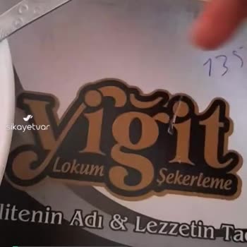 Yiğit Lokumun İçinde Böcek Çıktı