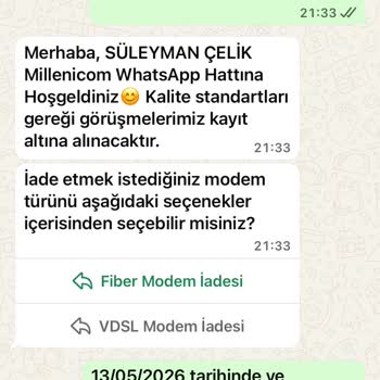 Verilen Modem İade Sözü Tutulmadı, Millenicom’dan Acil Kurye İsteği