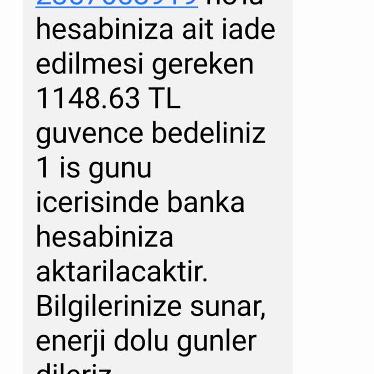 Güvence Bedeli İadesi Gecikiyor, Açıklama Ve Hemen Ödeme Talebi
