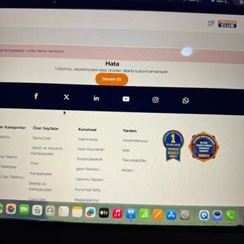 Teknosa Sitesinde Stokta Gösterilen Ürün Satın Alınamıyor