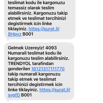 Sürat Kargo Dağıtım Dışı Bahane Ve Kaba İletişim Nedeniyle Teslim Edilmemiş Baget Yüzük