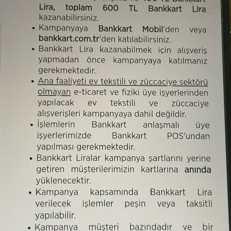 Ziraat Bankasının Kampanya Ödülünün Tanımlanmaması