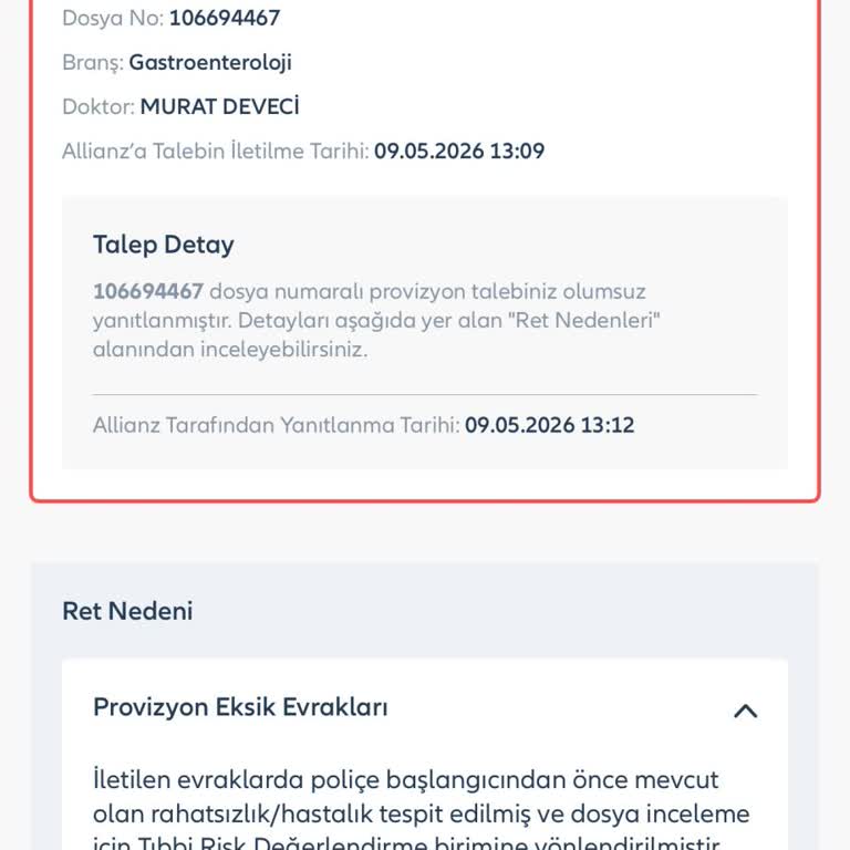 Sigorta Dosyamda Belirsiz Ve Uzayan İnceleme Süreci