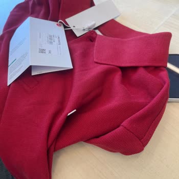Bordo Lacoste Polo T-Shirt Yerine Kırmızı Ürün Gönderildi Değişim Talebi