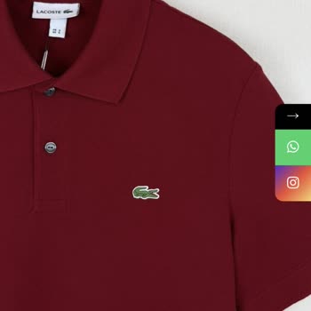 Bordo Lacoste Polo T-Shirt Yerine Kırmızı Ürün Gönderildi Değişim Talebi