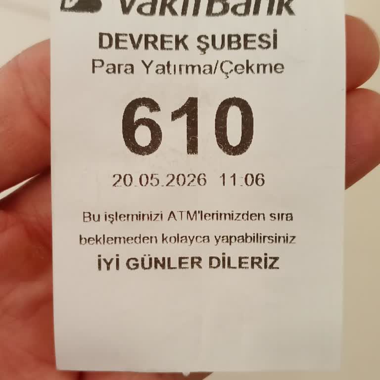 VakıfBank Devrek Şubesinde ATM Çalışmaması Ve Gişe Yetersizliği