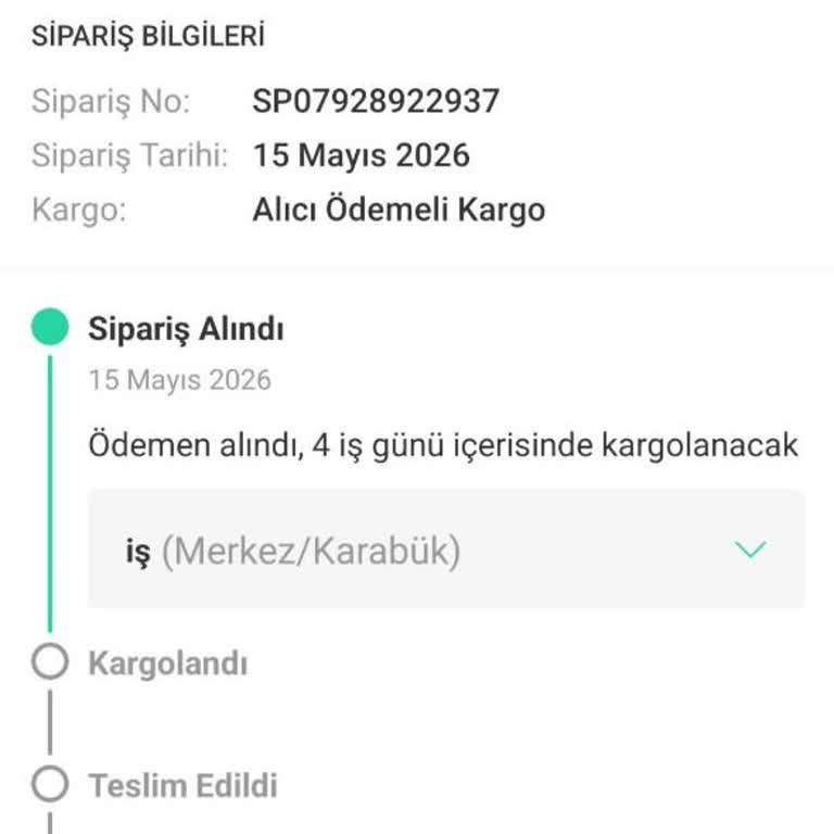 Siparişim 5 Gün Boyunca Kargoya Verilmedi Ve Müşteri Hizmetleri Çözüm Sunmadı