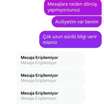 Sipariş Gönderilmedi 2600 TL İade Talebi
