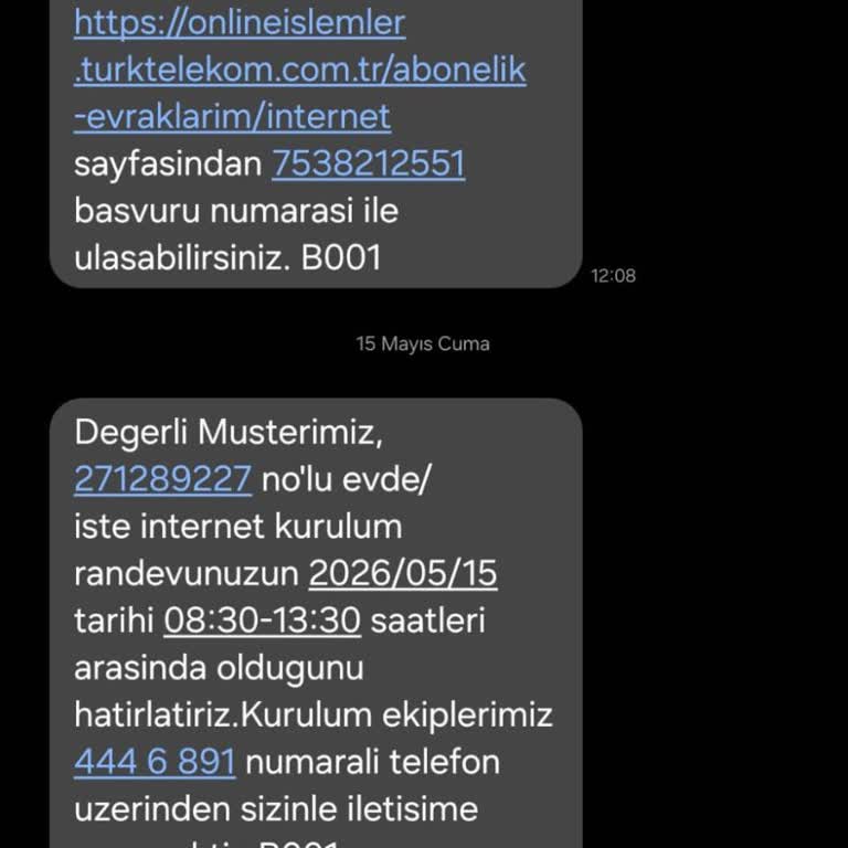 Randevu Saatinde Ekip Gelmedi Ve Yanıltıcı Mesaj Aldım