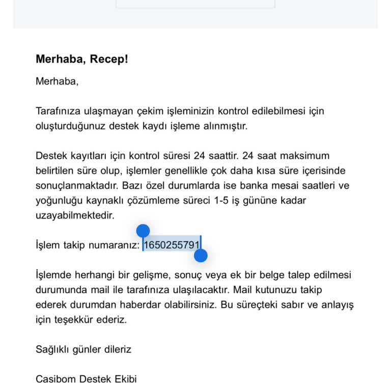 100.000 TL Çekim Talebimde Ödeme Görülmedi Ve Açıklama Bekliyorum