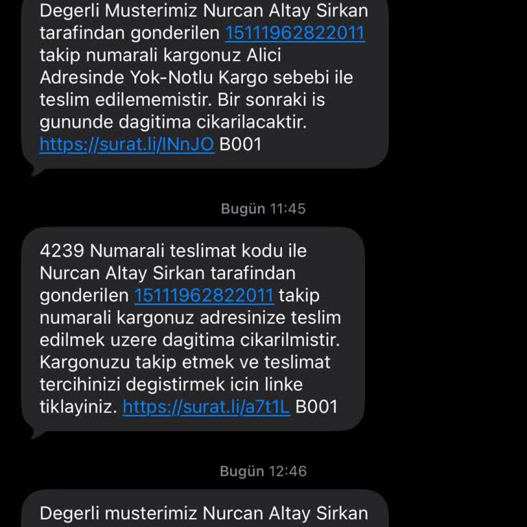 Teslim Edilmeyen Kargo Ve Kuryenin Kaba Tutumu Şikayet Konusu