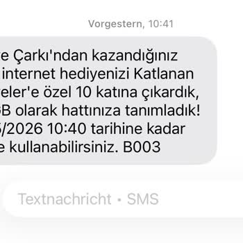 Vodafone Hediye Çarkı Müşteriyi Yanıltıyor Normal Paketten İnternet Çekiliyor