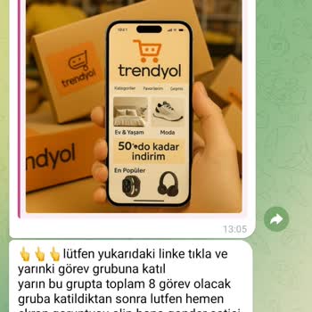 Telegram Üzerinden Gelen Sahte Trendyol Sipariş Grubu İddiası Ve Kişisel Veri Güvenliği Endişesi