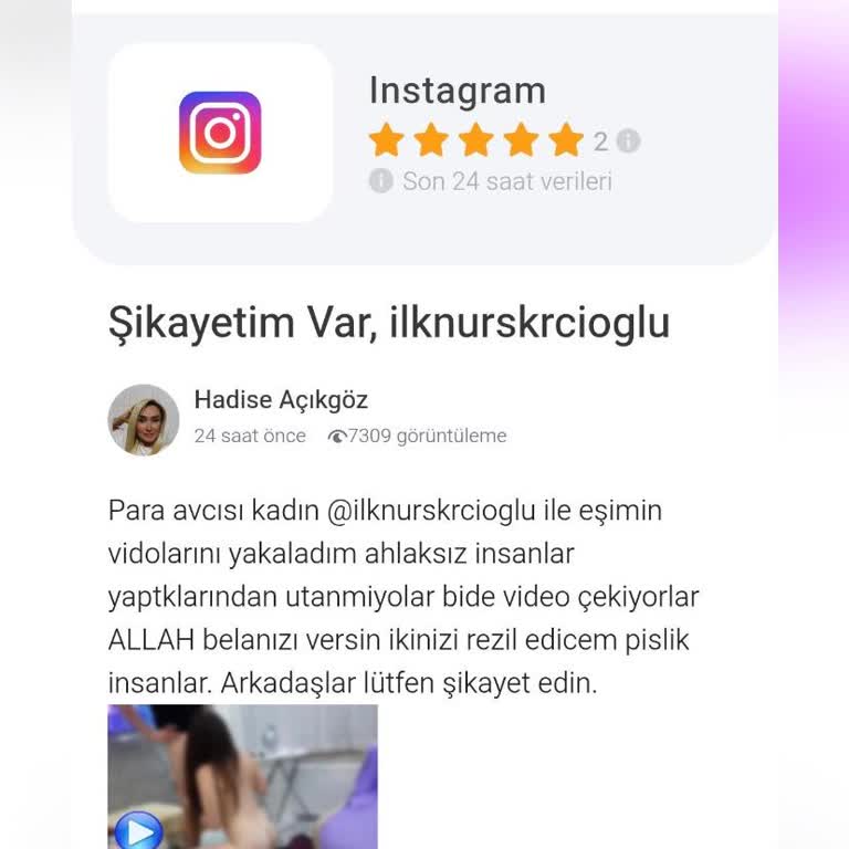 Instagram Kullanıcı Adımı İçeren Asılsız İftira İçeriğinin Acil Silinmesi Talebi