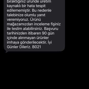 Ayakkabının Yırtığı İçin Garanti Kapsamı İade Ve Değişim Talebim Reddedildi