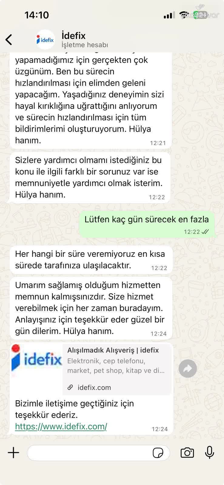idefix Defolu Delonghi Kahve Makinesi İçin İade Reddi Ve Süreç