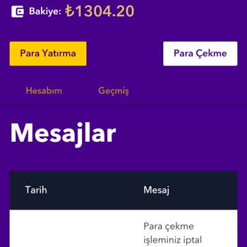 Casi Win Sitesinde Çekim Talebim İptal Edildi Ve Canlı Destek Oyalıyor