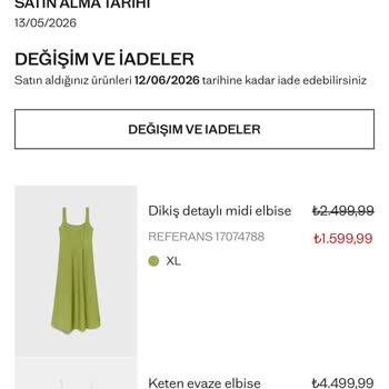 Mango'dan 4.499 TL İade Gecikmesi Ve Açıklama Talebi