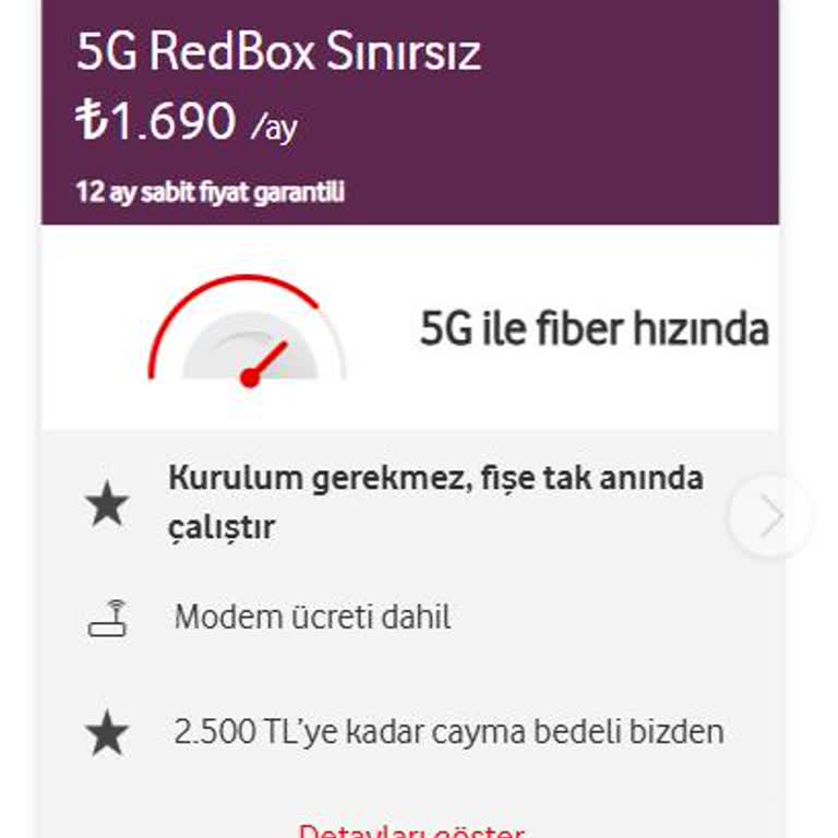 Vodafone Altyapısız Sınırsız İnternet Reklamı Yanıltıcı