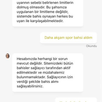 Holiganbet'te Hesabımda Sebepsiz Ön Maç Bahis Yasağı