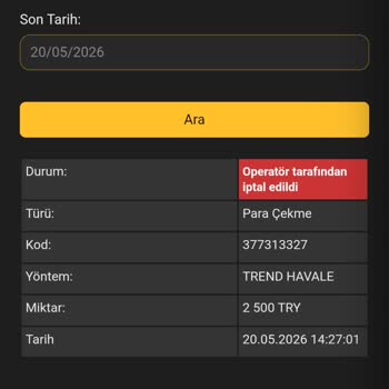 Hesabım Haksız Şekilde Kapatıldı Ve 2.500 TL Çekim İptal Edildi