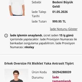 Us Polo’da İade Tutarı 1.000 TL Eksik Ödendi