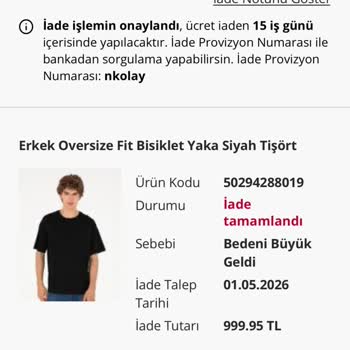 Us Polo’da İade Tutarı 1.000 TL Eksik Ödendi