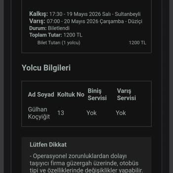 Müşterinin Haberi Olmadan Bilet İptali Mağduriyet Yarattı