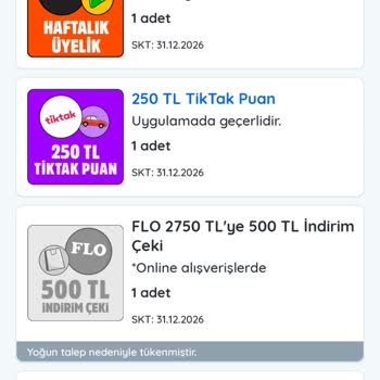 Kazandırio Uygulamasında Kampanya Hediyeleri Verilmiyor Ve Müşteri Hizmetlerinden Yanıt Yok