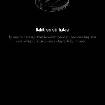 Evofone Xiaomi X10 Robot Süpürge Sensör Arızası Ve Garanti Kapsamında Fırça Değişimi Ücretine İtiraz
