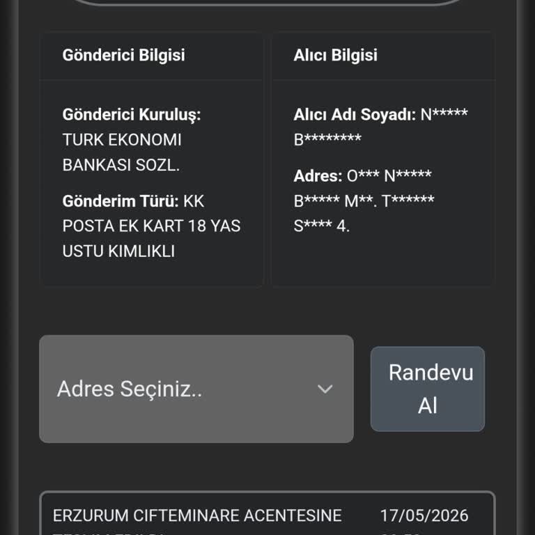 Kredi Kartı Teslim Edilmedi Ve Müşteri Hizmetleri Cevapsız