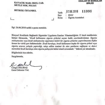 Eminevim Kasko Poliçesi İptali Ve Prim İadesi İçin Yanıtsızlık